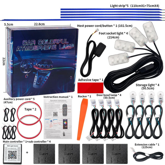 GlowDrive™ Symphony Car Lights