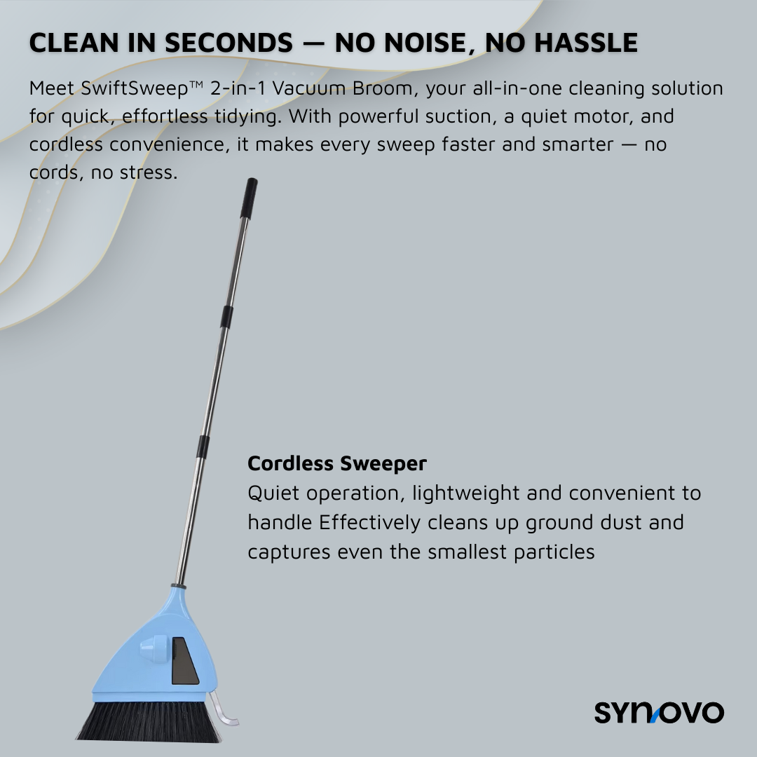 SwiftSweep™ USB Vacuum Broom