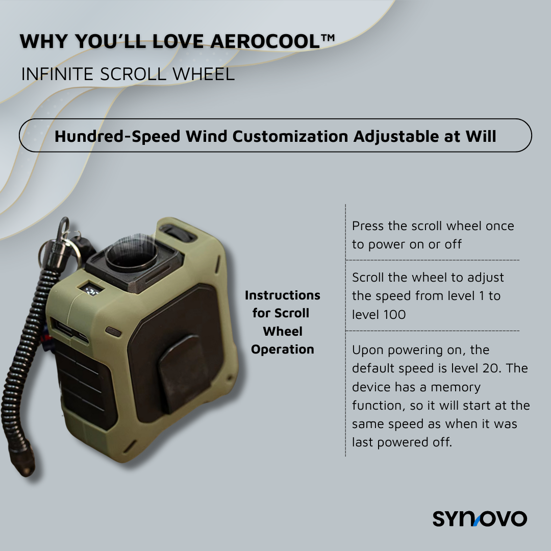 AeroCool™ Neck & Waist Fan