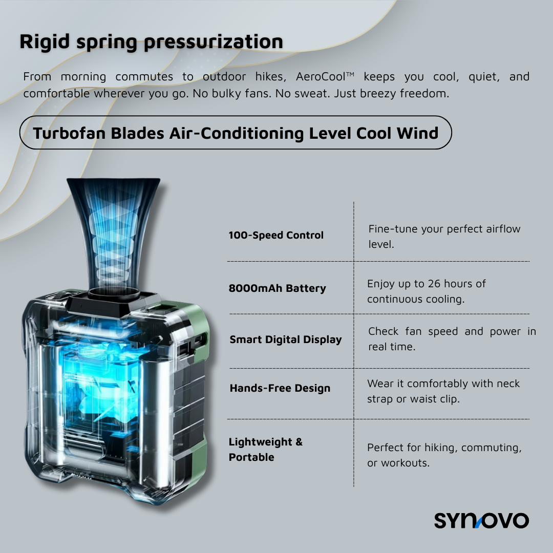 AeroCool™ Neck & Waist Fan