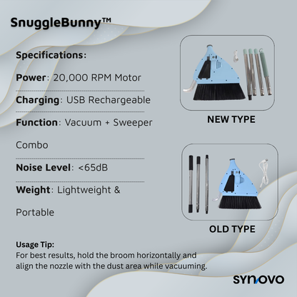 SwiftSweep™ USB Vacuum Broom