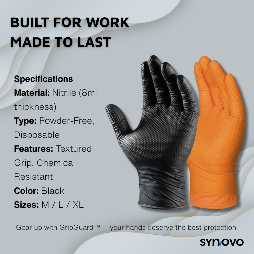 GripGuard™ Nitrile Gloves