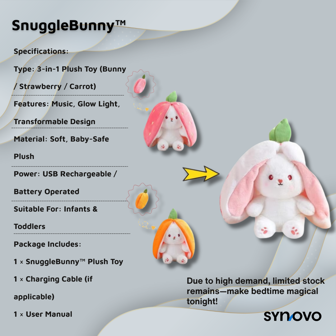 SnuggleBunny™ Plush Light Toy