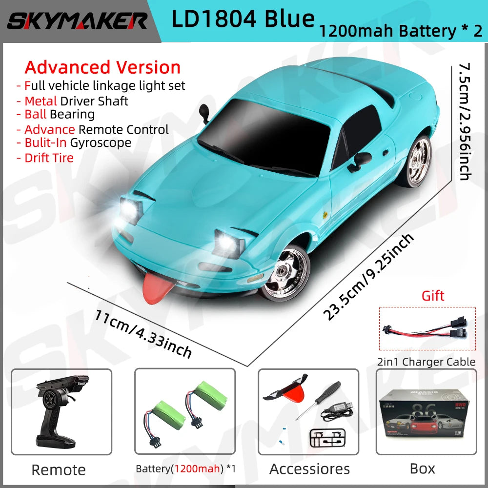 DriftX™ RC Car 1/18