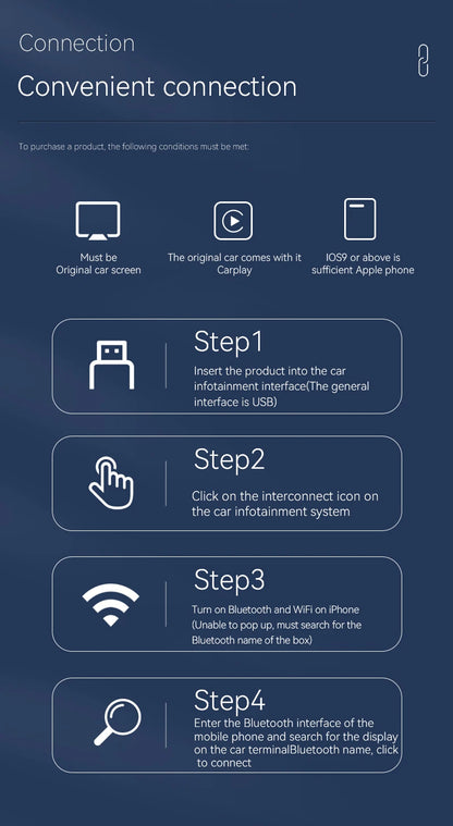 AutoCast™ SmartBox Wireless CarPlay Adapter