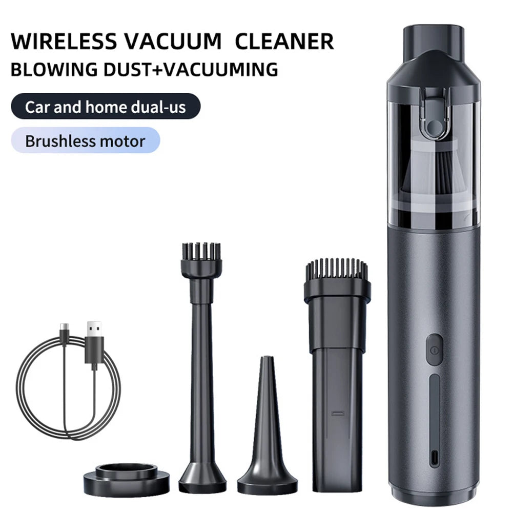 TurboClean™ 15000PA Car Vacuum