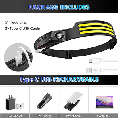 BrightBand™ COB LED Headlamp