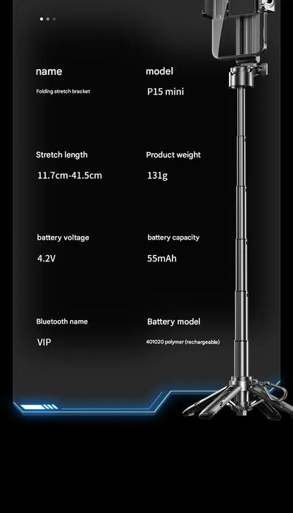 FlexGrip™ Mini Tripod Selfie Stick