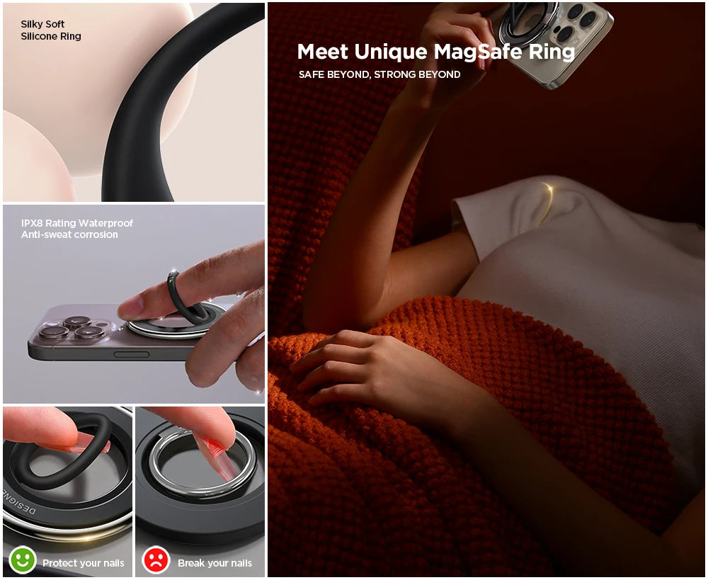 MagHold™ Silicone Magnetic Ring