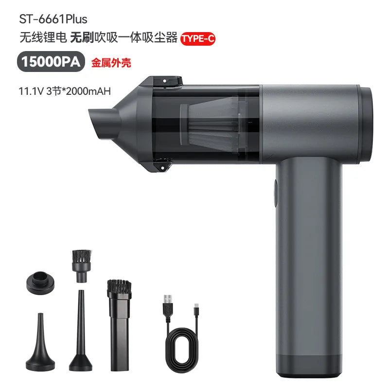 TurboClean™ 15000PA Car Vacuum