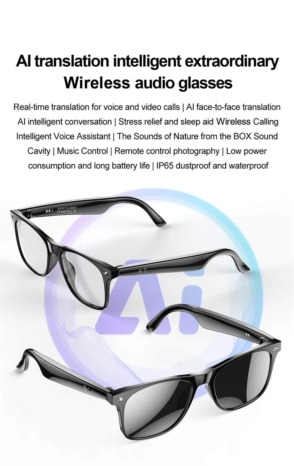 TransLens™ AI Smart Translate Glasses