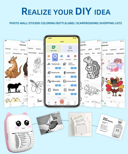 PocketPrint™ Mini Thermal Printer