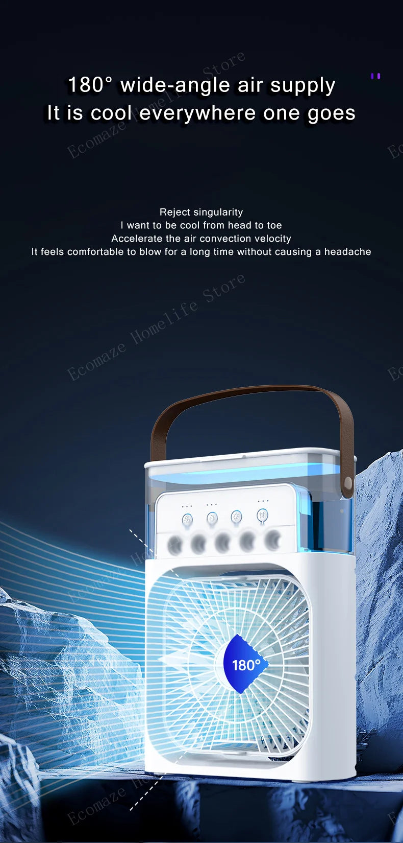 ChillCube™ 3-in-1 Mini AC