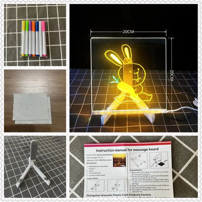 GlowBoard™ Acrylic Message Lamp