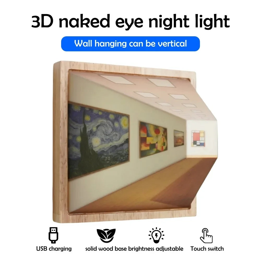 HoloGlow™ 3D Night Lamp