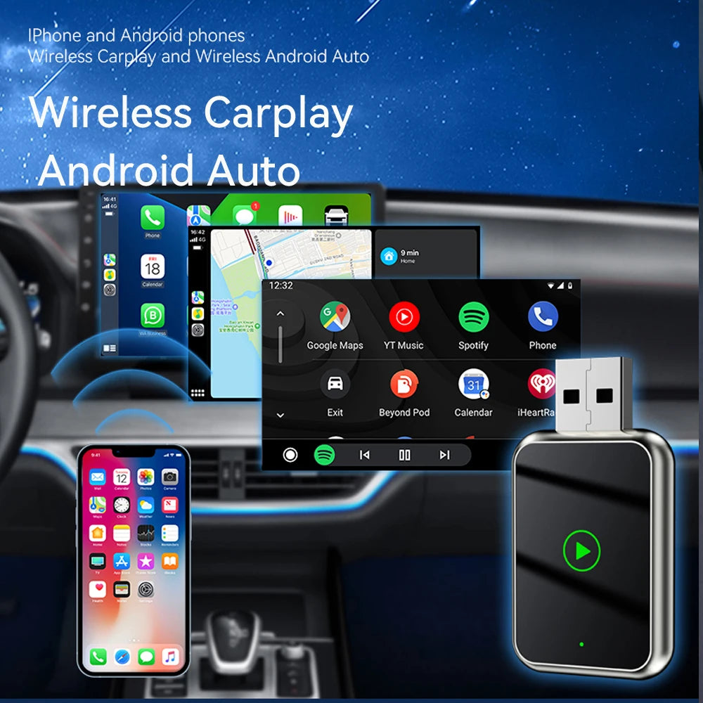 AutoCast™ SmartBox Wireless CarPlay Adapter