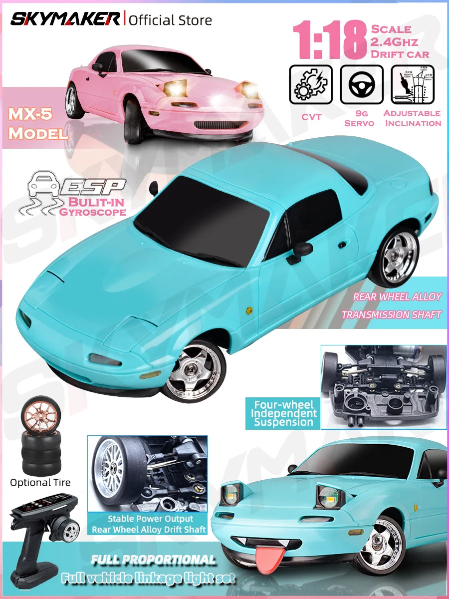 DriftX™ RC Car 1/18