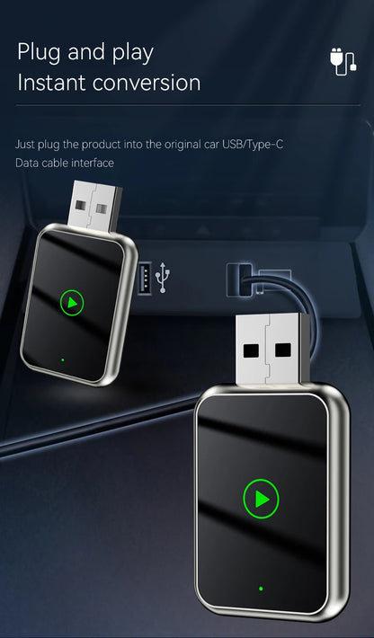 AutoCast™ SmartBox Wireless CarPlay Adapter