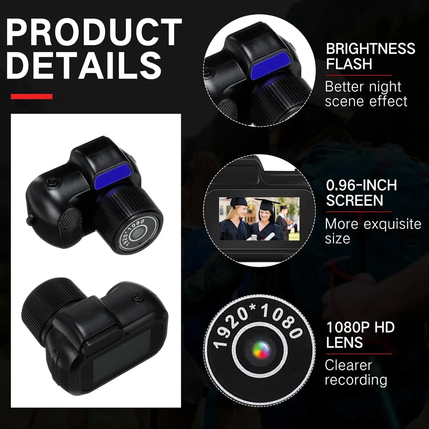 MiniCam™ Keychain Body Camera