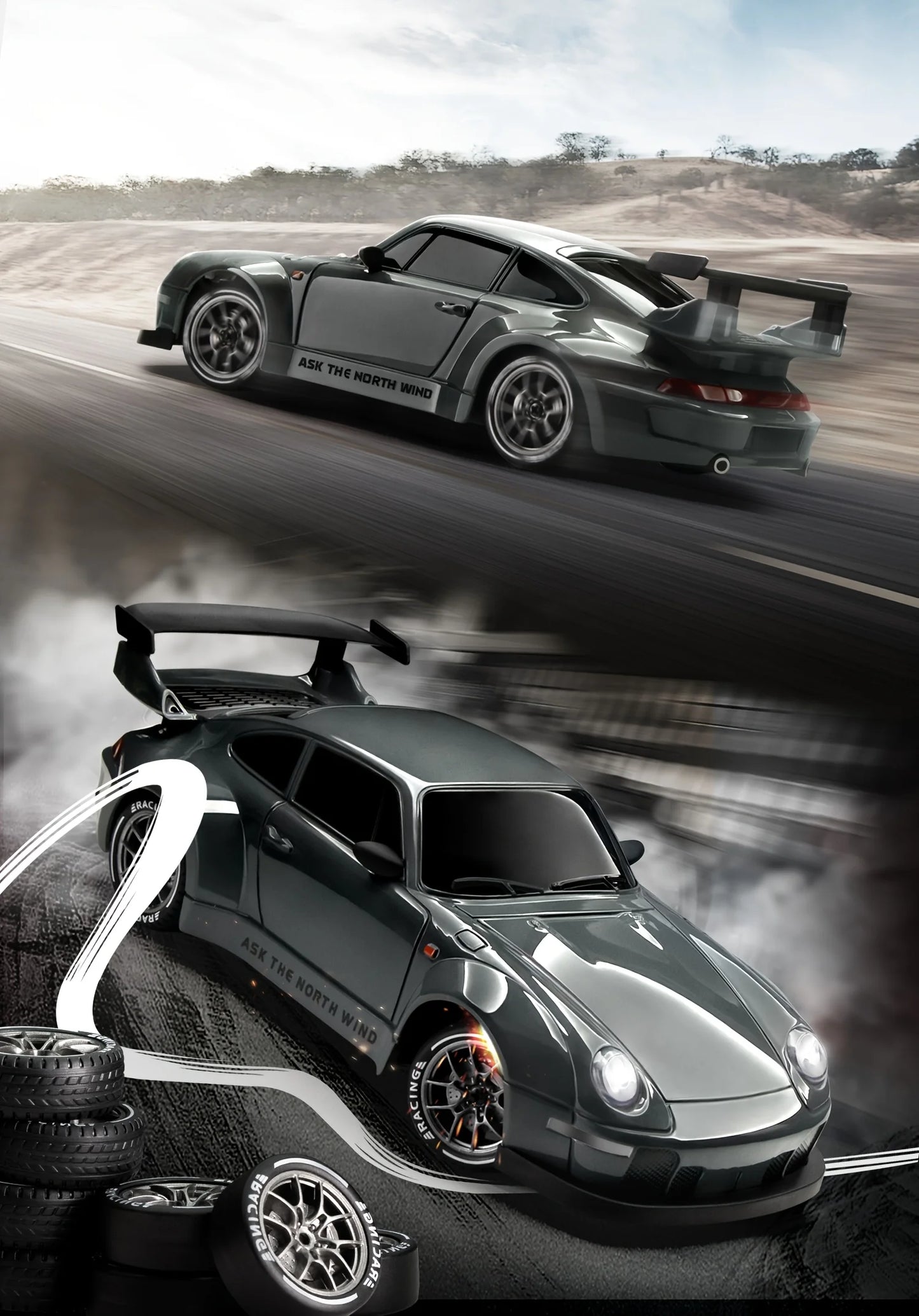 TurboRacer™ 1:24 4WD RC Car