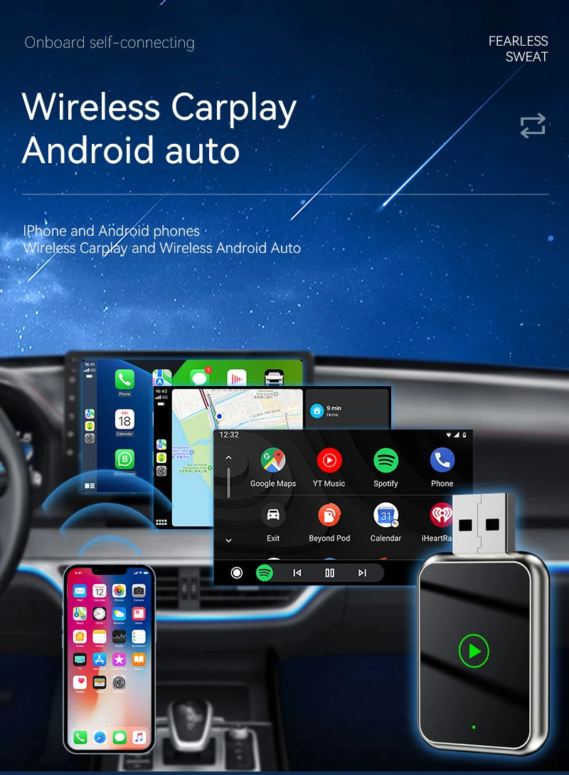 AutoCast™ SmartBox Wireless CarPlay Adapter