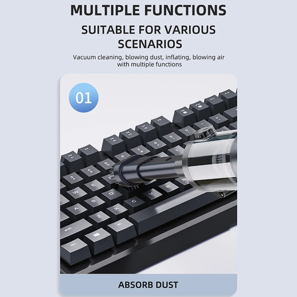 TurboClean™ 15000PA Car Vacuum