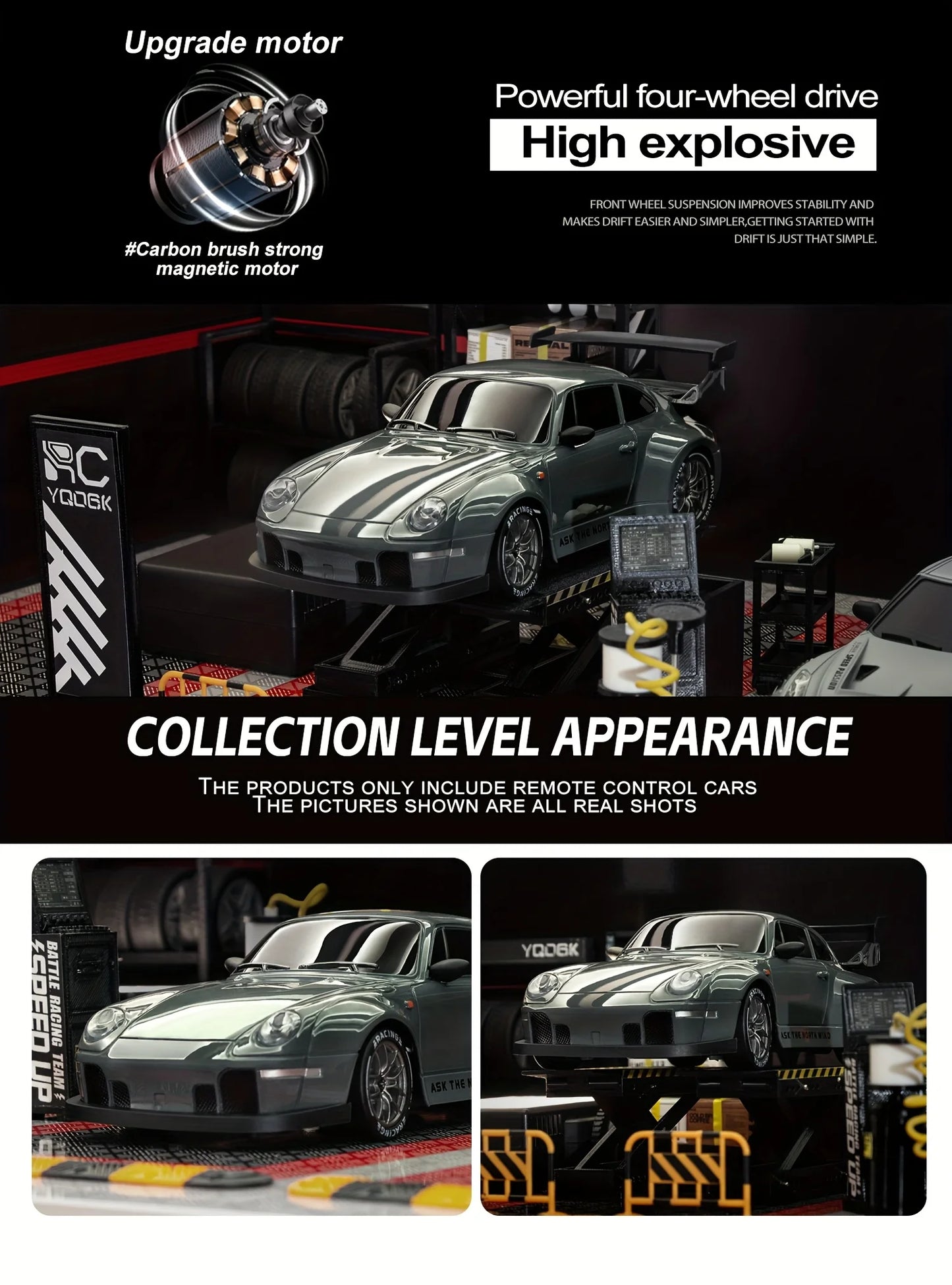 TurboRacer™ 1:24 4WD RC Car