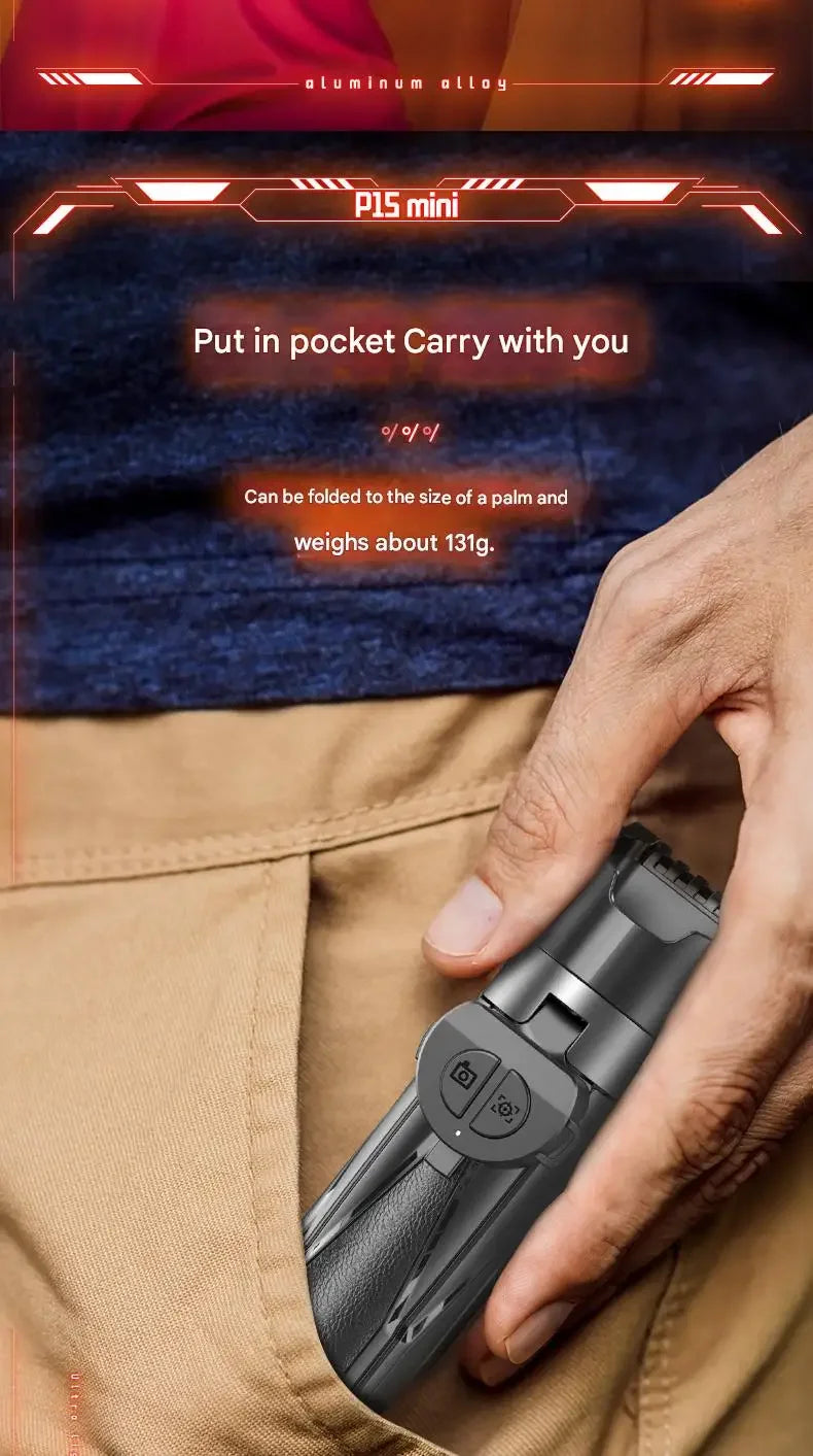 FlexGrip™ Mini Tripod Selfie Stick