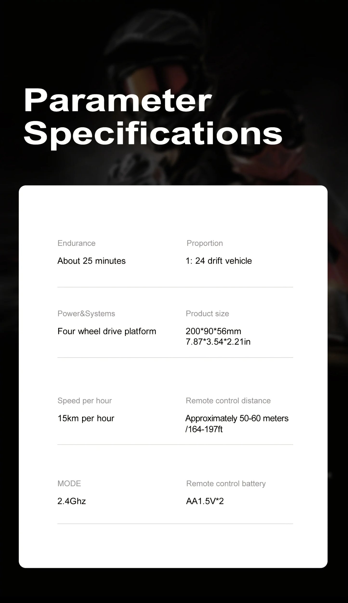 TurboRacer™ 1:24 4WD RC Car