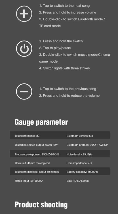 MagSound™ RGB Magnetic Speaker