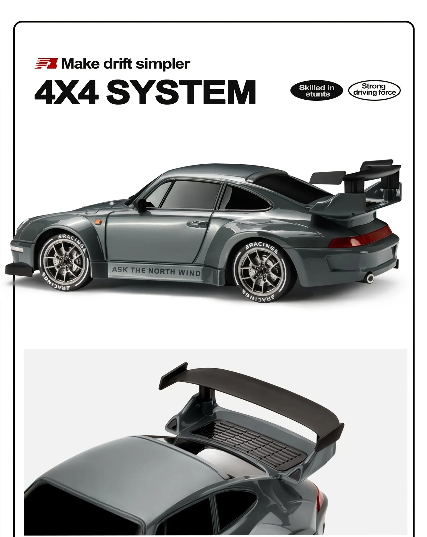 TurboRacer™ 1:24 4WD RC Car