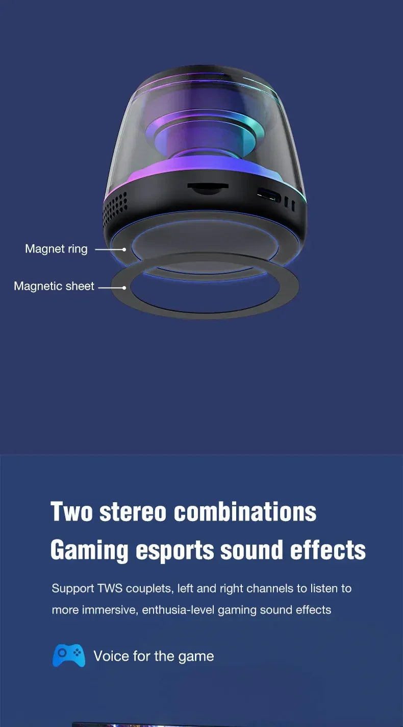 MagSound™ RGB Magnetic Speaker