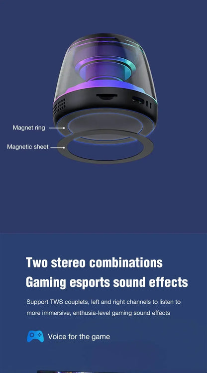 MagSound™ RGB Magnetic Speaker