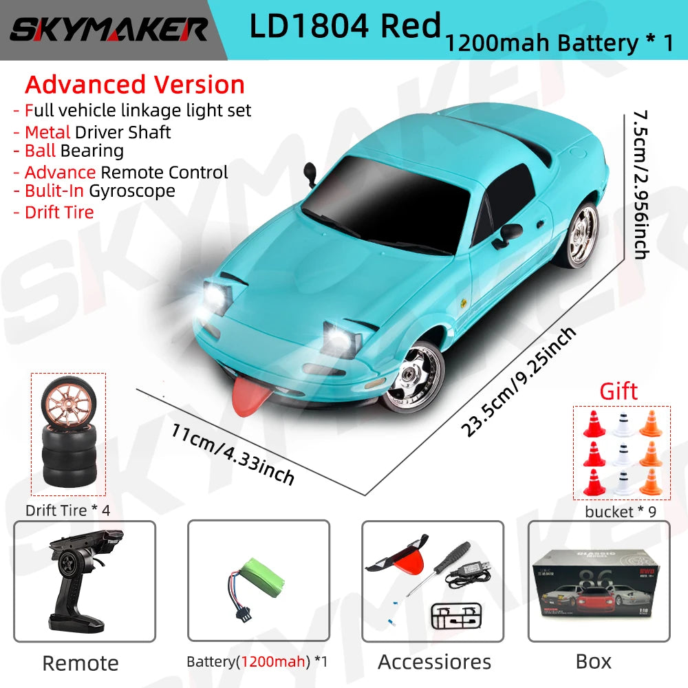 DriftX™ RC Car 1/18
