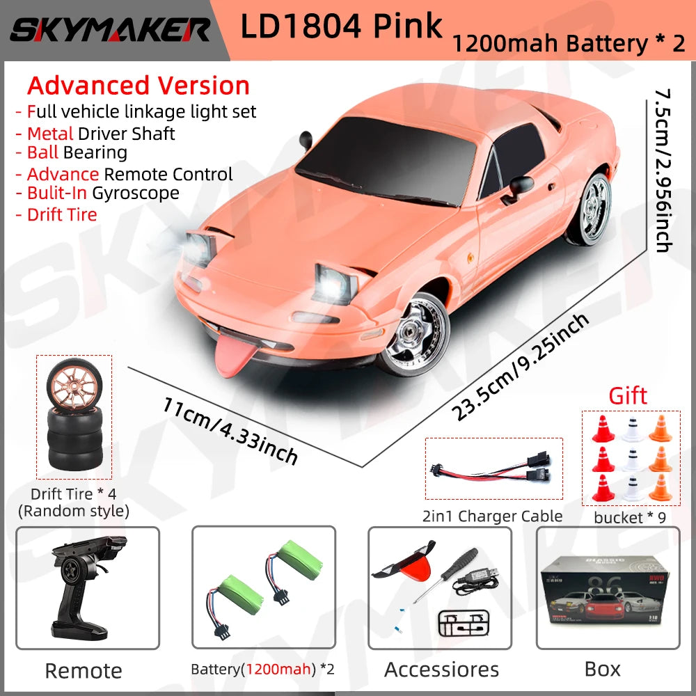 DriftX™ RC Car 1/18